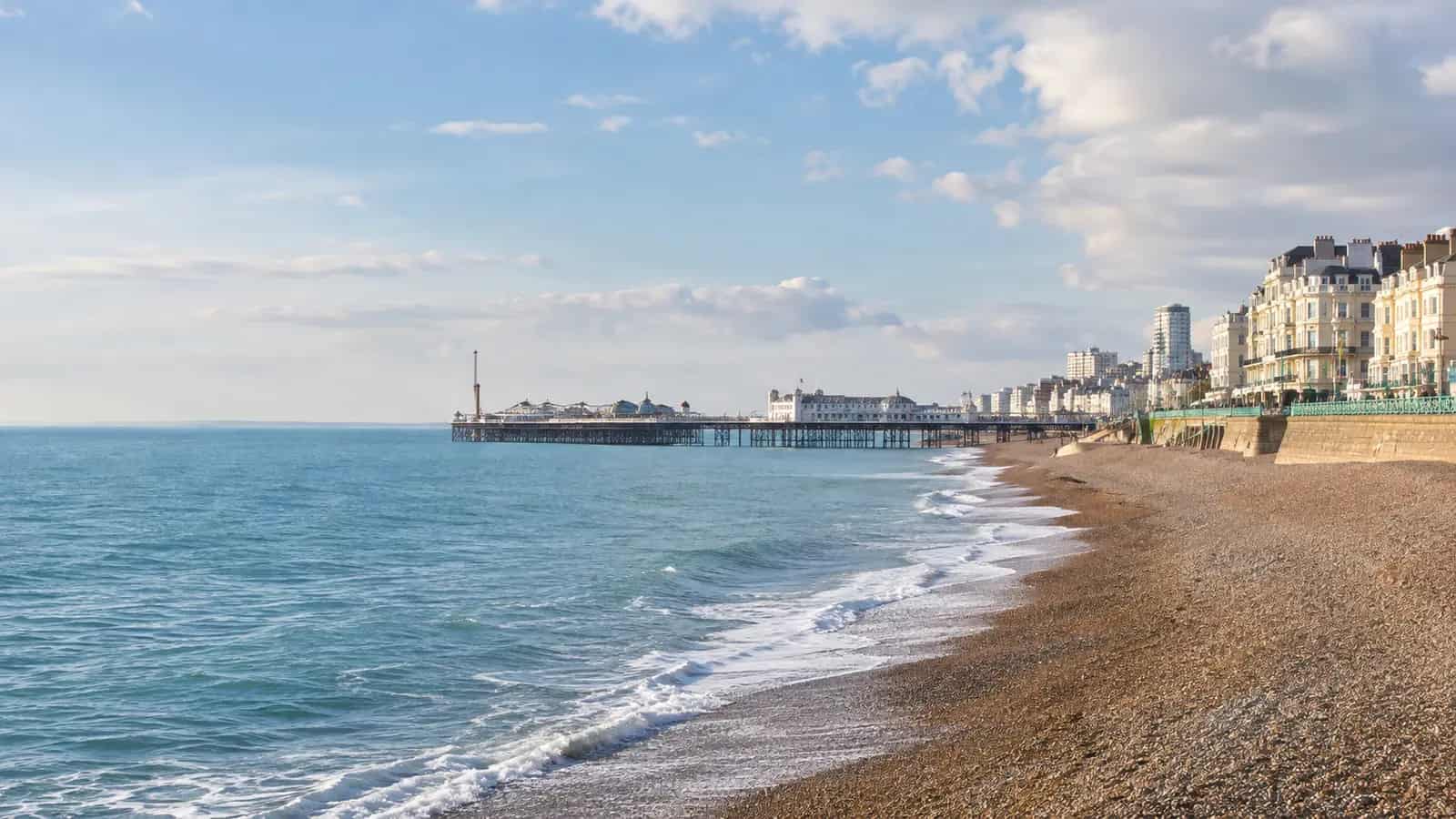 Brighton seafront and Palace Pier