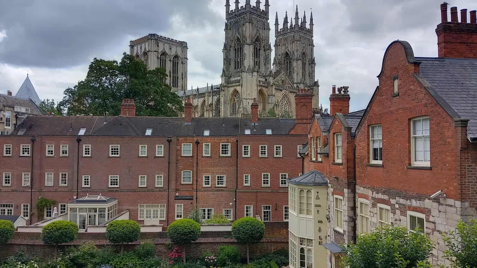 York Minster viewed from the city walls