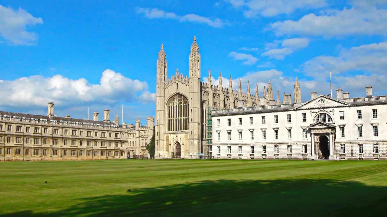 Historic Cambridge college architecture