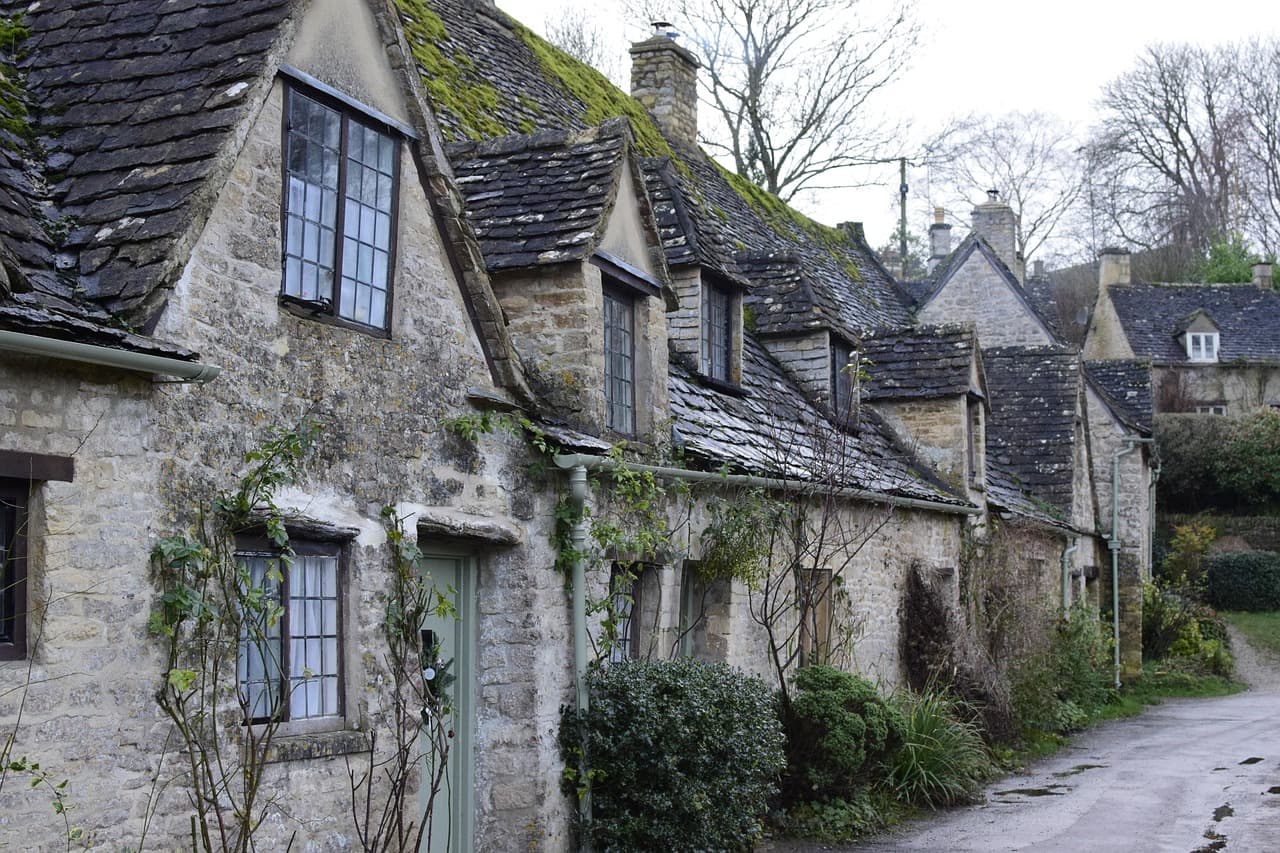British countryside setting typical of a holiday let property