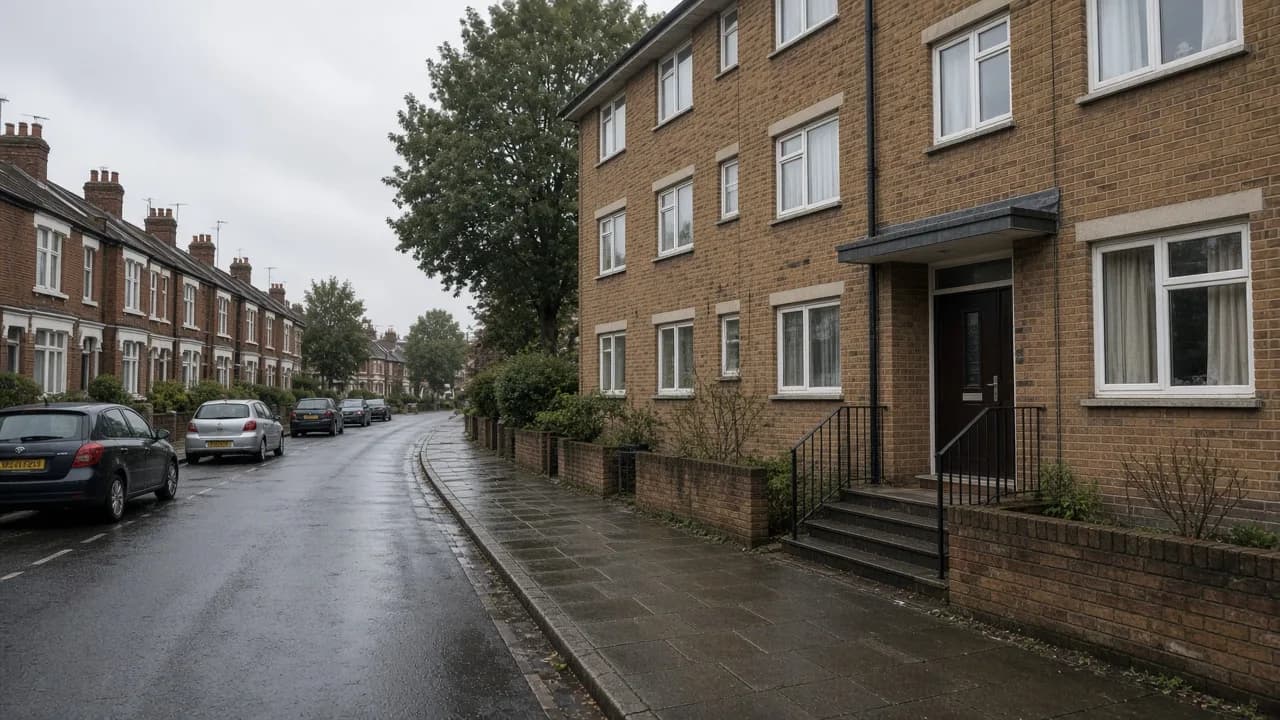 A typical UK rental street. Not a specific investment property.