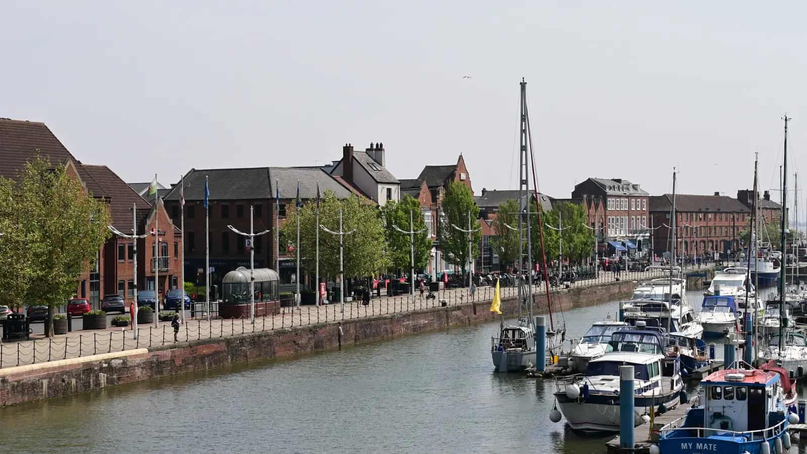 Hull Marina and waterfront