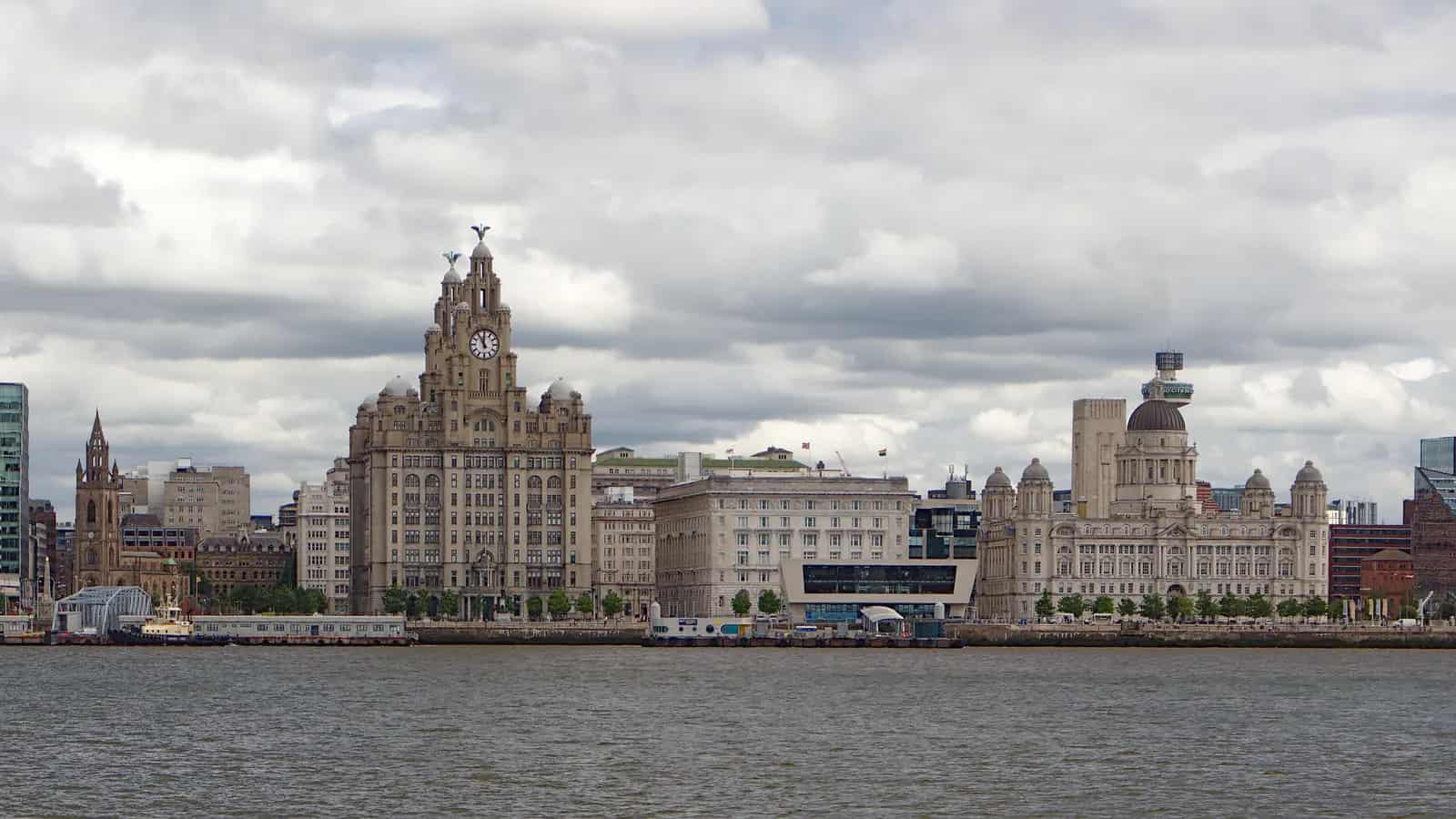 The Three Graces on Liverpool waterfront