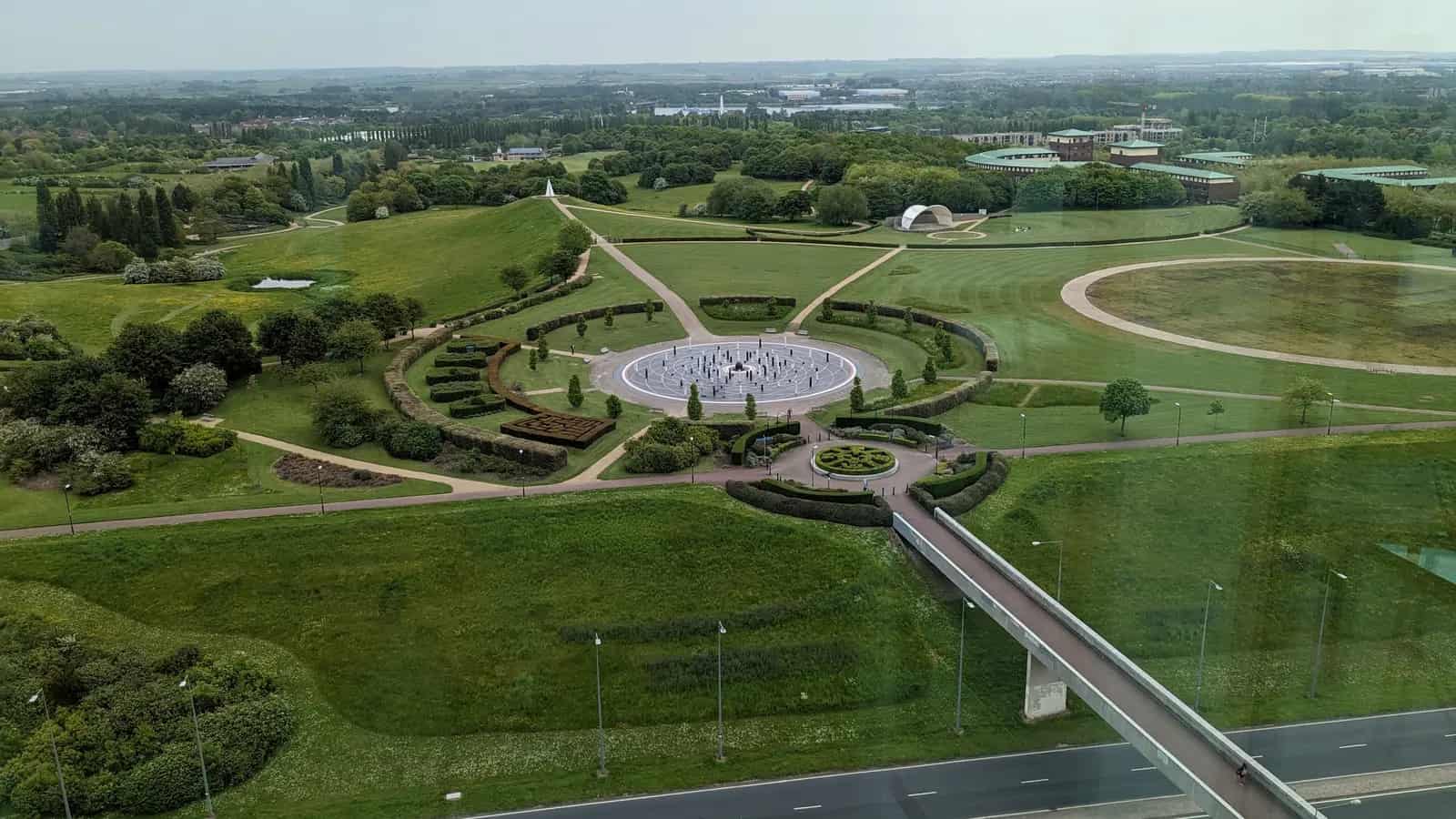 Campbell Park and the Milton Keynes Rose