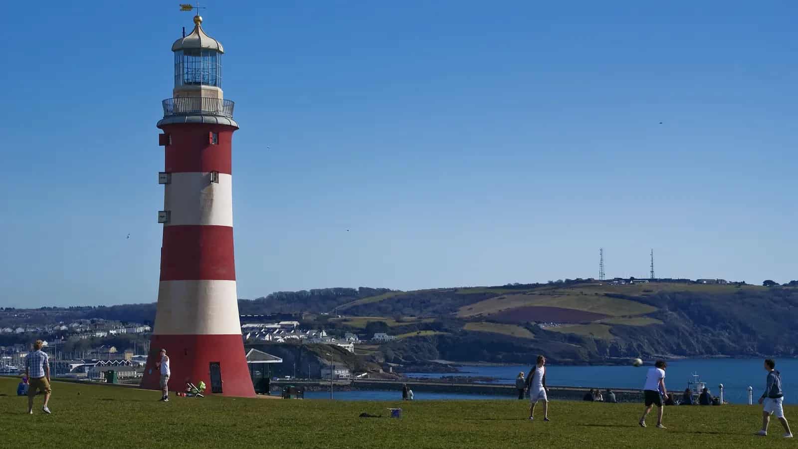 Smeaton's Tower on Plymouth Hoe